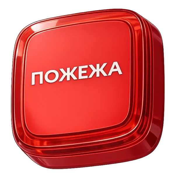 Ajax EN54 FireProtect (VAD) red пожарный световой "ПОЖЕЖА" Извещатель