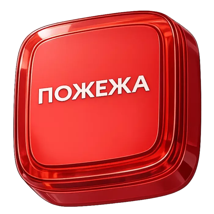 Ajax EN54 FireProtect (VAD) red пожежний світловий "ПОЖЕЖА" Cповіщувач