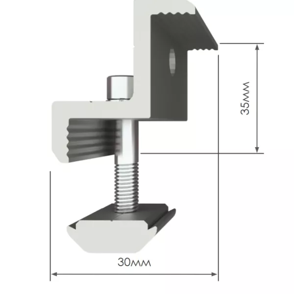 H30/35 L50 (35х50мм) Прижим кінцевий