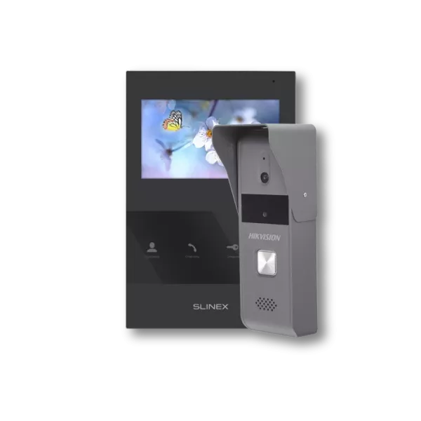 Slinex SQ-04 black + Hikvision DS-KB2421-IM Комплект
