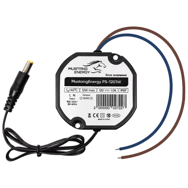 Mustang Energy PS-1201W IP67 Блок живлення