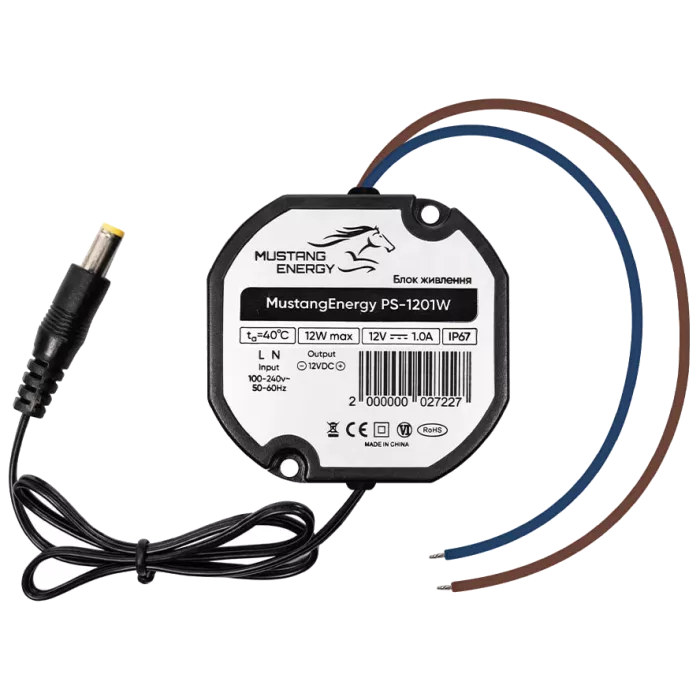 Mustang Energy PS-1201W IP67 Блок живлення