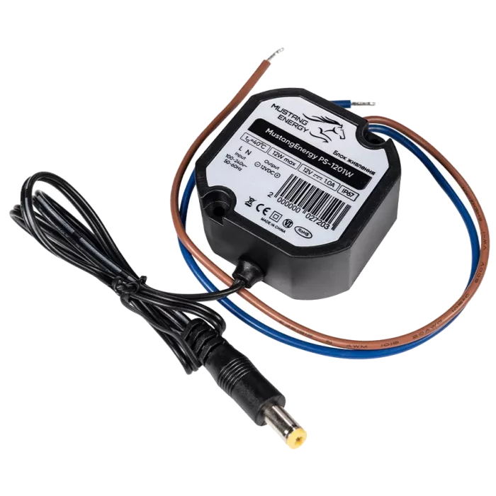Mustang Energy PS-1201W IP67 Блок живлення