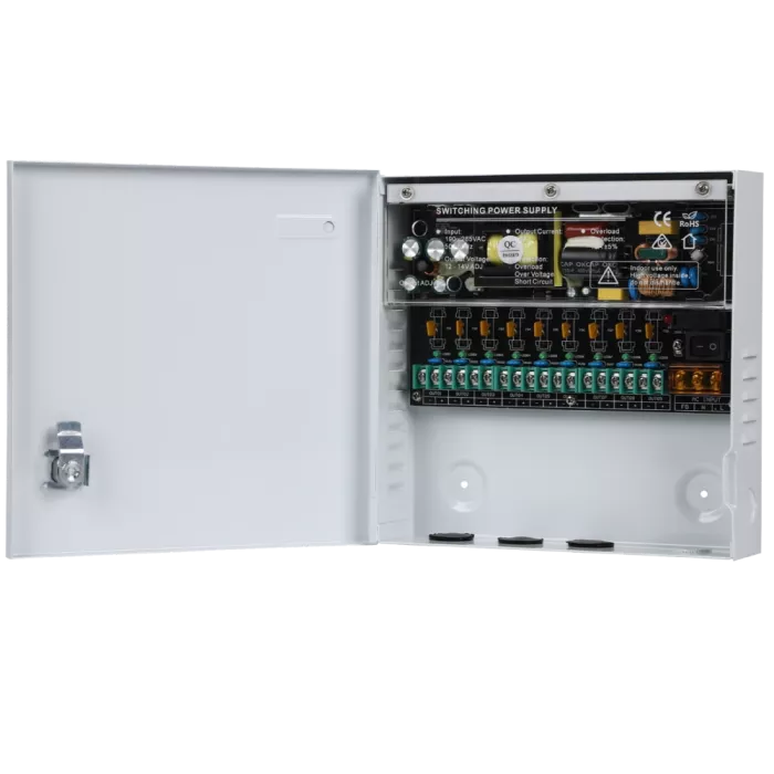 PS-1210/9CH(M) 12V/10A 9 каналов Блок питания