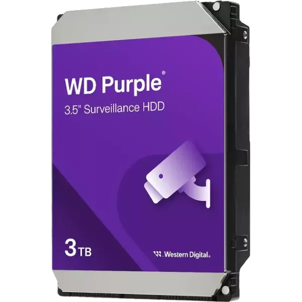 Western Digital Purple Surveillance 3TB 5400rpm 128MB (WD34PURZ) Жорсткий диск