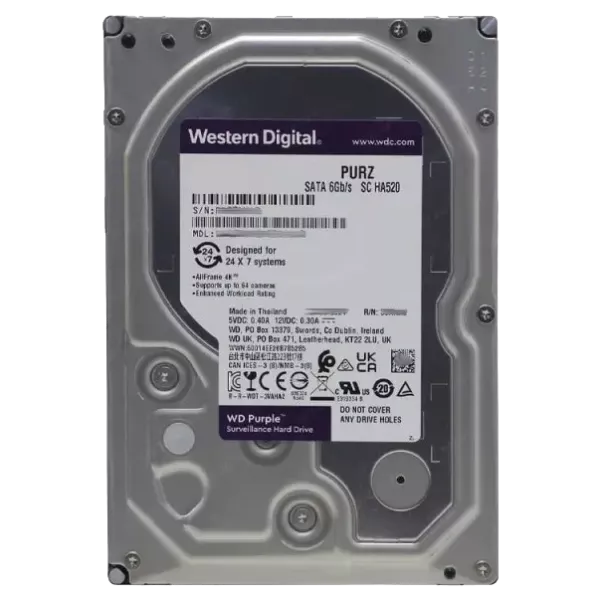Western Digital Purple 3.5" 4TB (WD43PURZ) Жорсткий диск