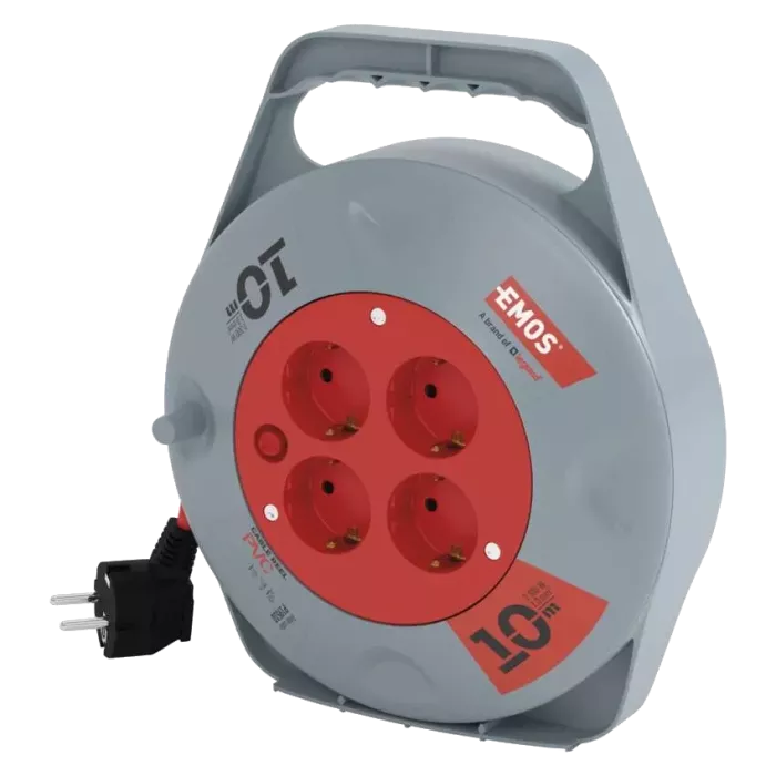 EMOS P19510 10м SCHUKO Подовжувач на котушці