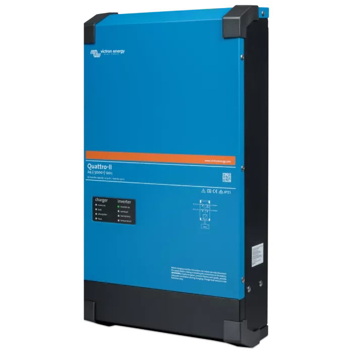 VictronEnergy Quattro-II 24/5000/120-50/50 однофазный чистая синусоида Инвертор