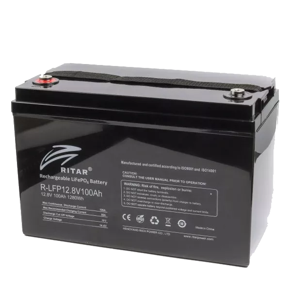 Ritar R-LFP12.8V100AH Акумуляторна батарея з bluetooth