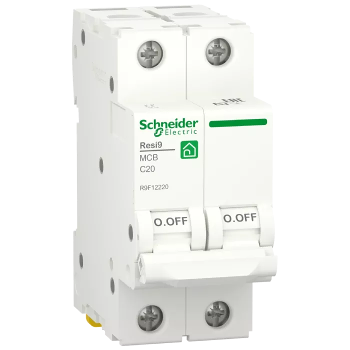 RESI9 20 А, 2P, кривая С, 6кА Автоматичний вимикач Schneider Electric