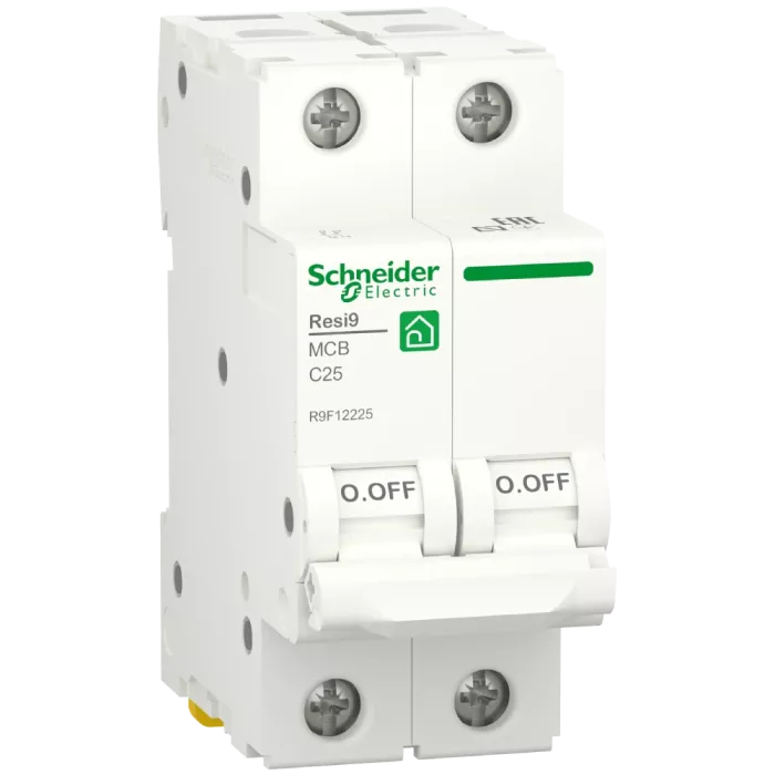 RESI9 25 А, 2P, кривая С, 6кА Автоматичний вимикач Schneider Electric
