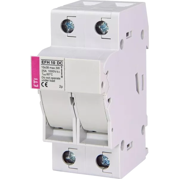 ЕТІ EFH 10 2P 25A 1000V DC Тримач запобіжника