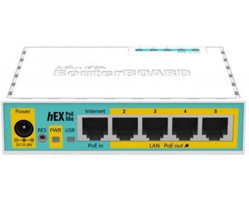 MikroTik hEX PoE lite (RB750UPr2) 5-портовий Маршрутизатор