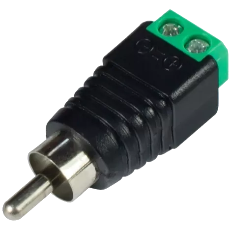 RCA-M з клемами під кабель Роз'єм