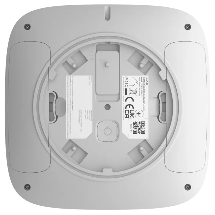 Ajax EN54 FireProtect (Smoke/Sounder) white пожежний димовий зі звуковим оповіщенням Сповіщувач