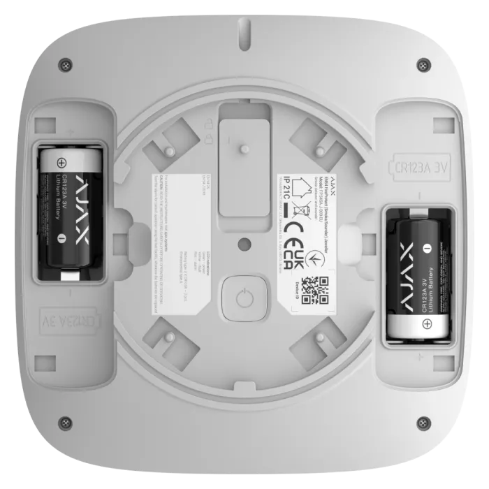Ajax EN54 FireProtect (Smoke/Sounder) white пожежний димовий зі звуковим оповіщенням Сповіщувач