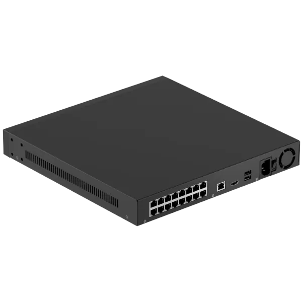 Ajax Superior NVR H2DAI16PAC (16ch) black 24ТБ PoE AI Відеореєстратор