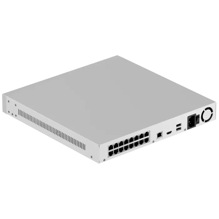 Ajax NVR H2D16PAC (16ch) white HDMI 4K 16Тб PoE Відеореєстратор