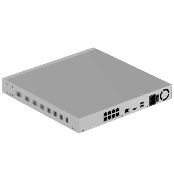 Ajax NVR H2D8PAC (16ch) white HDMI 4K 16Тб PoE Відеореєстратор