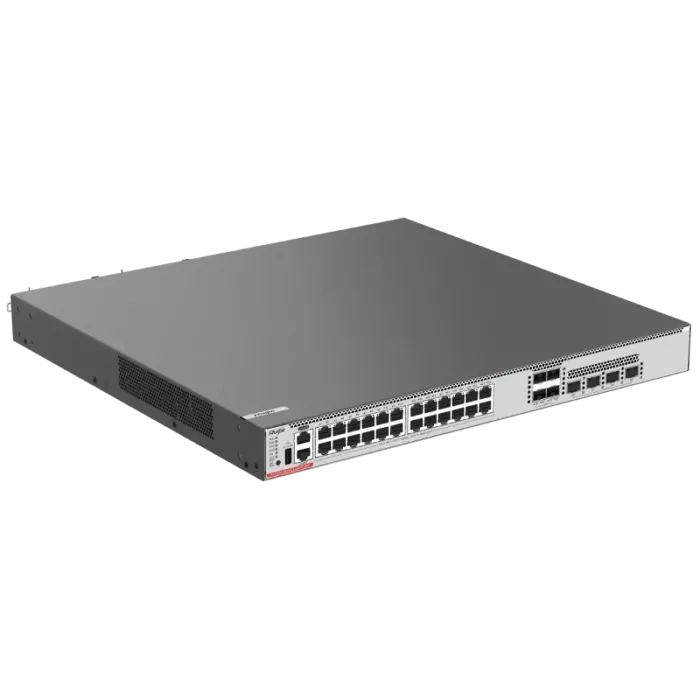 Ruijie RG-CS86-24XMG4XS4VS-UPD POE Full 1GE/2.5GE/5GE/10GE Комутатор 24 порти керований