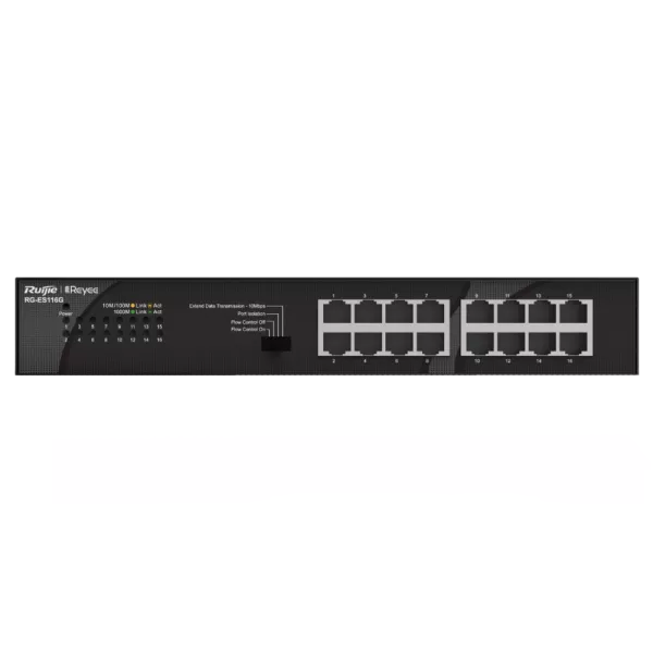 Ruijie Reyee RG-ES116G 1000М Комутатор 16 портів некерований