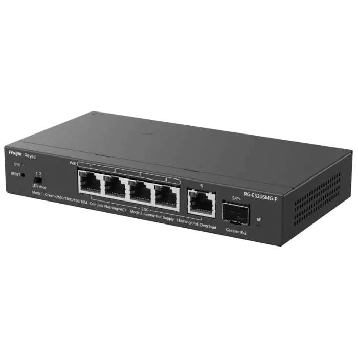 Ruijie Reyee RG-ES206MG-P Комутатор 6 портів керований