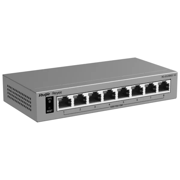 Ruijie Reyee RG-ES208GC-V2 Комутатор 8 портів керований