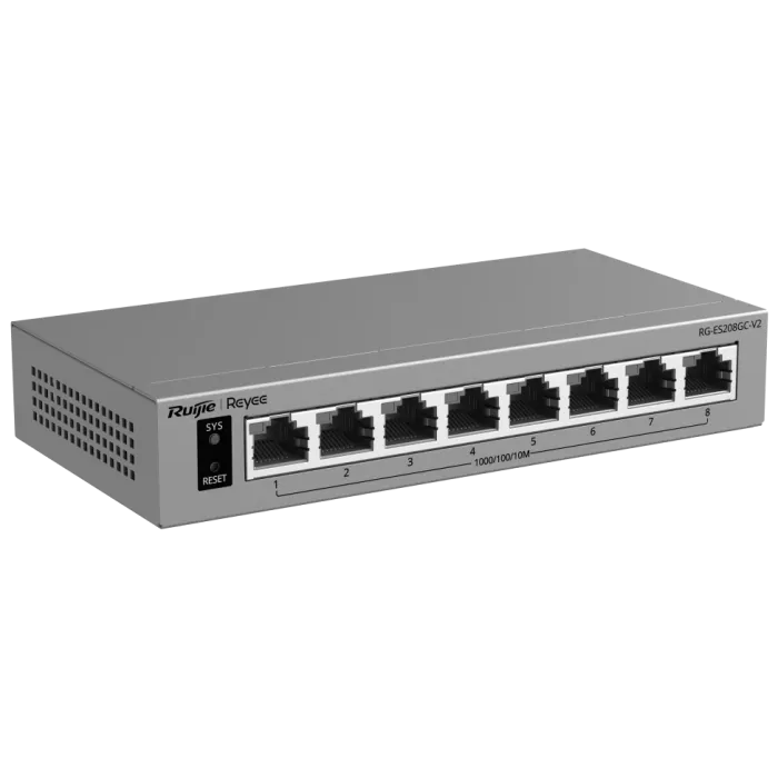 Ruijie Reyee RG-ES208GC-V2 Комутатор 8 портів керований