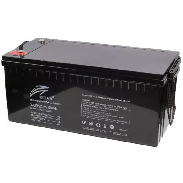 Ritar LFP25.6V100AH Акумуляторна батарея з bluetooth