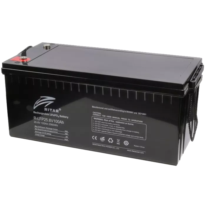Ritar LFP25.6V100AH Акумуляторна батарея з bluetooth та підігрівом