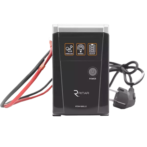 RITAR RTSW-500 LED ДБЖ з правильною синусоїдою 12В, під зовнішній АКБ