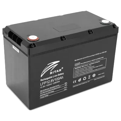 Ritar LiFePO4 12,8V 100Ah 1280Wh Аккумуляторная батарея