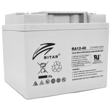 AGM RITAR RA12-40 12V 40Ah Акумуляторна батарея