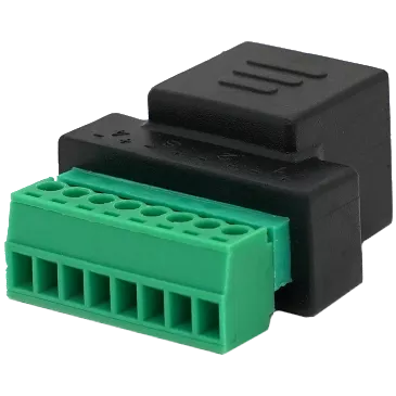 RJ-45(F) (8 контактов) с клеммами под кабель Разъем