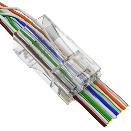 RJ-45 8P8C UTP Cat-5 (50 шт/уп.) для наскрізного підключення Конектор Merlion