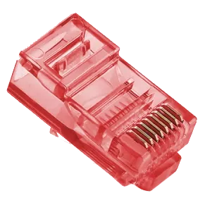 Merlion RJ-45 8P8C UTP Cat-5 (100 шт/уп.) Q100 Red Конектор