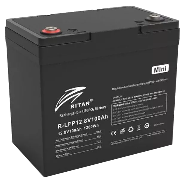 Ritar R-LFP12.8V100AH-MINI LiFePo4 12 В 100 A•ч Литиевая аккумуляторная батарея