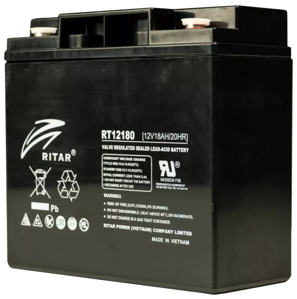 Ritar RT12180 18А*г 12В Свинцево-кислотна акумуляторна батарея