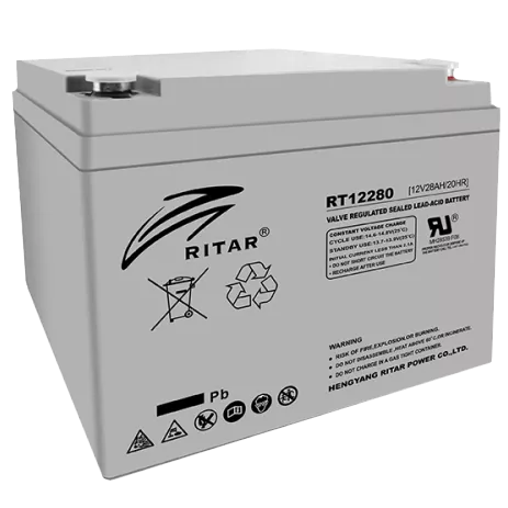 RITAR AGM RT12280 12V 28Ah Акумуляторна батарея
