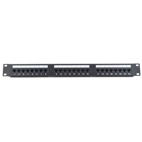 RITAR 24 порта UTP DUAL кат 5Е 19" 1U Патч-панель