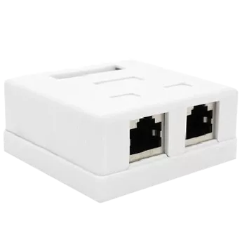 RITAR UTP 8P8C RJ45 2 порт Cat-5 Розетка компьютерная