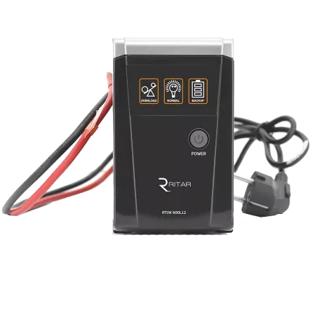 Ritar RTSW-600 LED 600ВA 12В з правильною синусоїдою Джерело безперебійного живлення під акумулятор