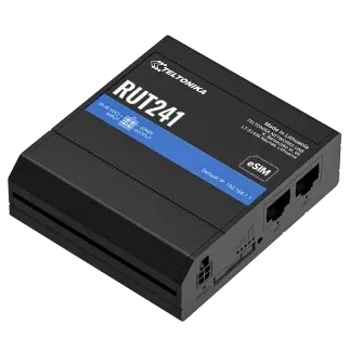 Teltonika RUT241 з 4G LTE, Wi-Fi, eSIM Промисловий стільниковий маршрутизатор
