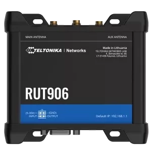 Teltonika RUT906 з 4G LTE, Wi-Fi, RS-232, RS-485 Промисловий стільниковий маршрутизатор