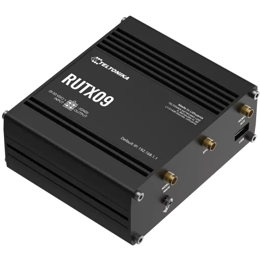 Teltonika RUTX09 IoT з 4G LTE, Wi-Fi Промисловий стільниковий маршрутизатор