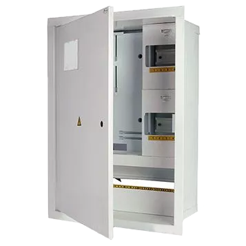 E.NEXT e.mbox.stand.w.f3.24.z Шафа металевий, під 3-ф. лічильник, 24 мод., що вбудовується, з замком