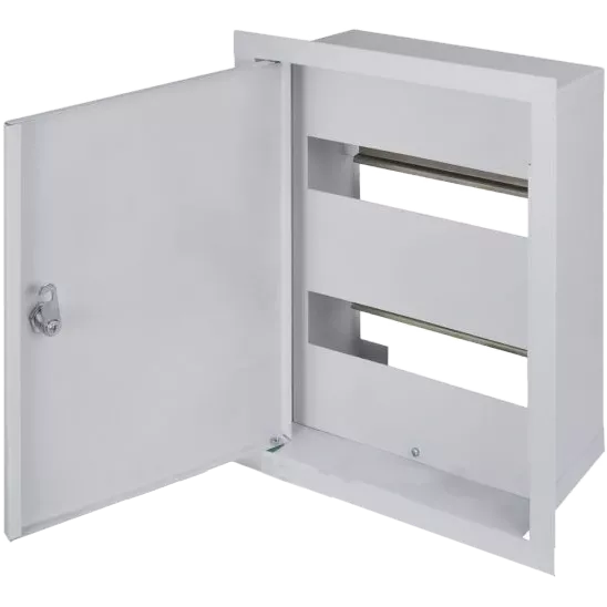 E.NEXT e.mbox.stand.w.24.z Шафа металева, під 24 мод., що вбудовується, з замком