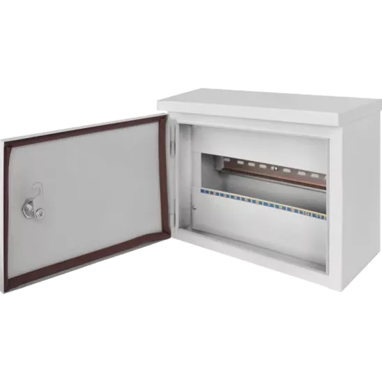 E.NEXT e.mbox.stand.n.12.z Шафа металева, під 12мод., герметична IP54, навісна, з замком