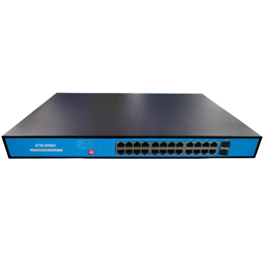 Ewind EW-S1926CGU-AP-AT PoE Комутатор 26 портів некерований
