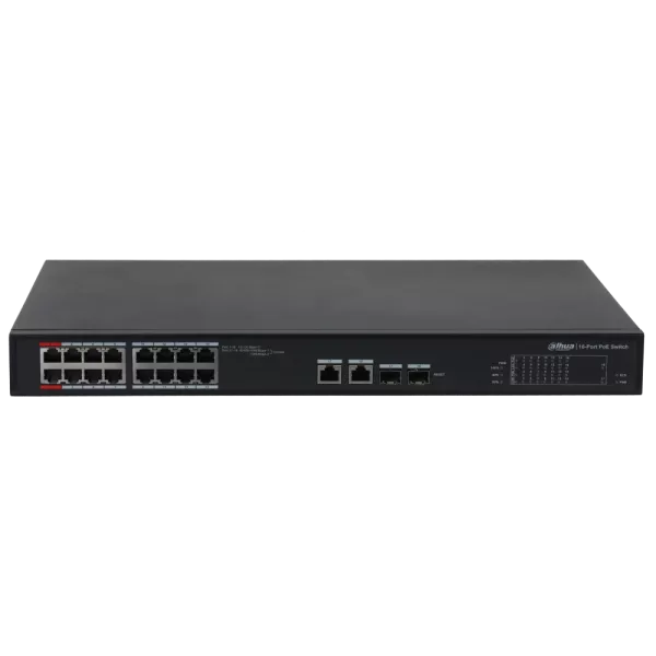 Dahua DH-S4101-16ET2GF-240-C PoE Комутатор 18 портів керований